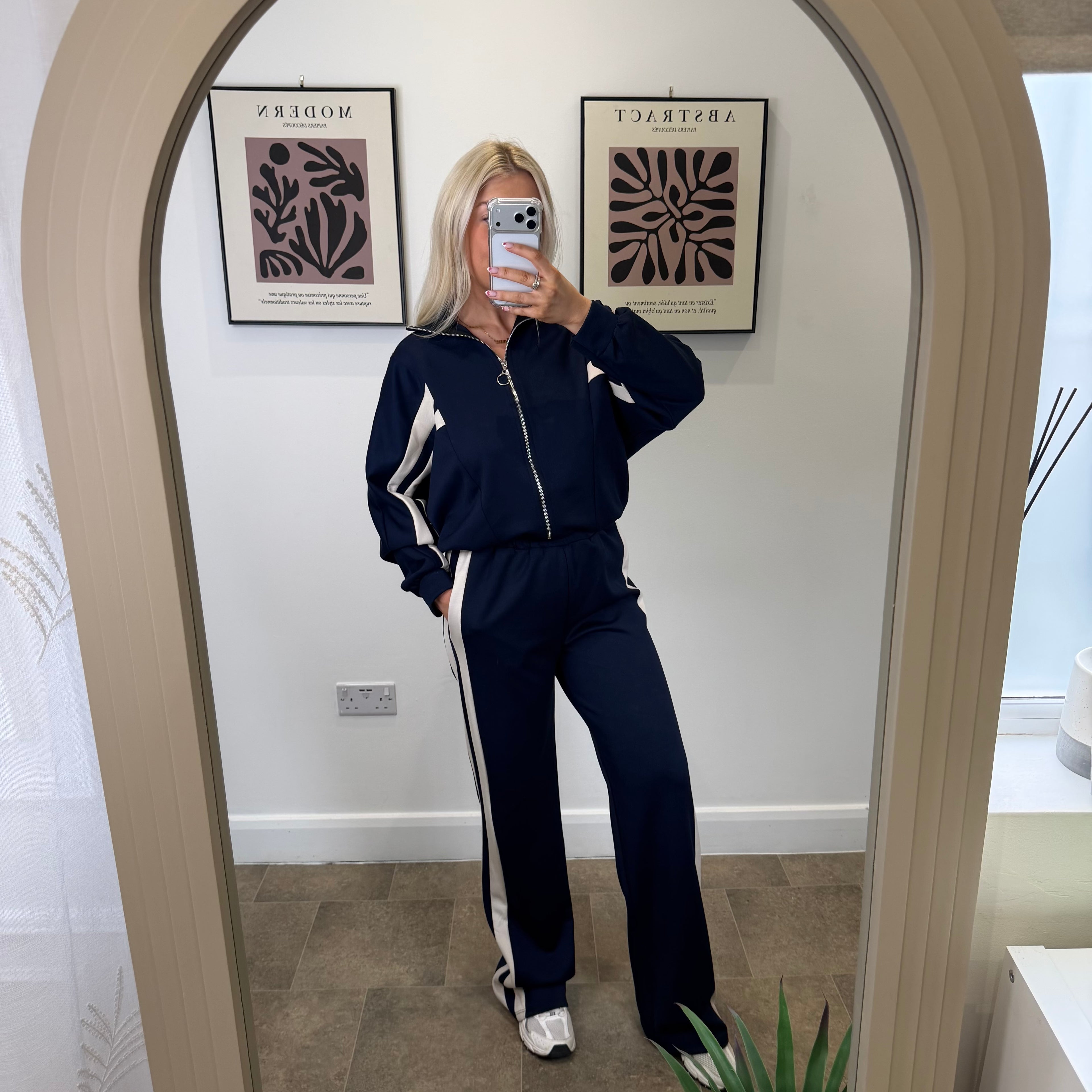 Jade oversized zip Tracksuit Set