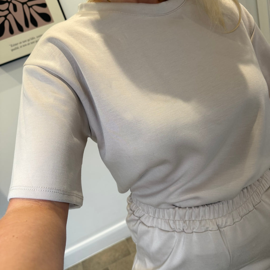 Long beige lounge set
