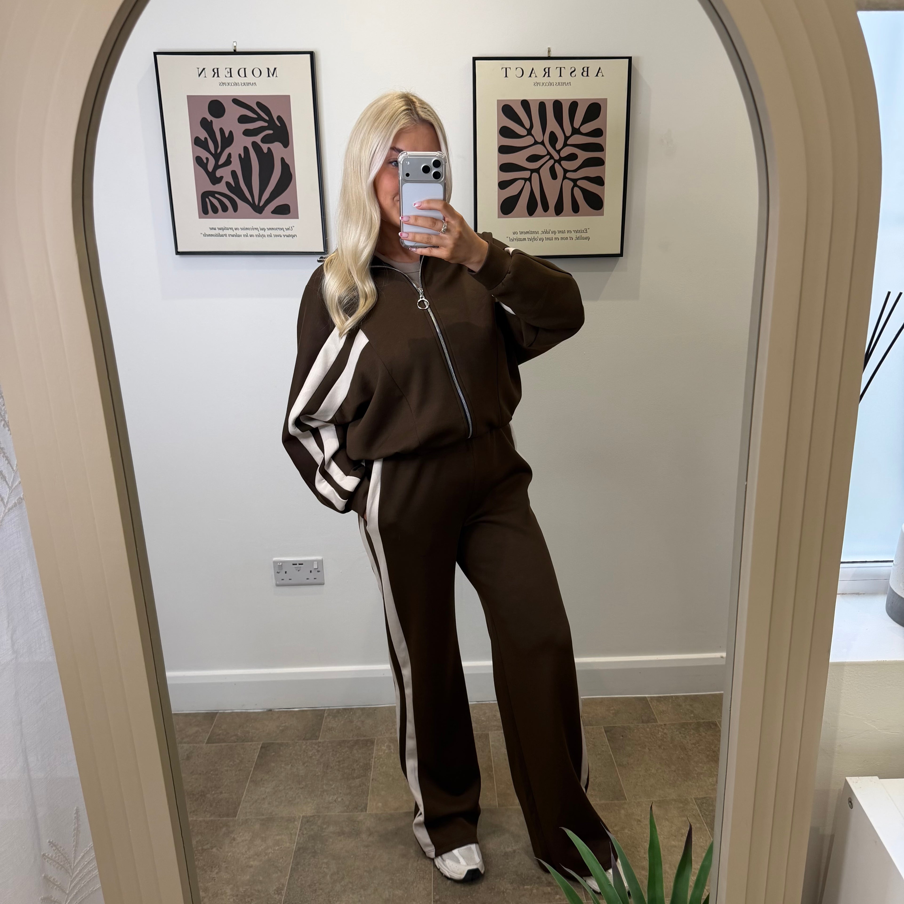 Jade oversized zip Tracksuit Set