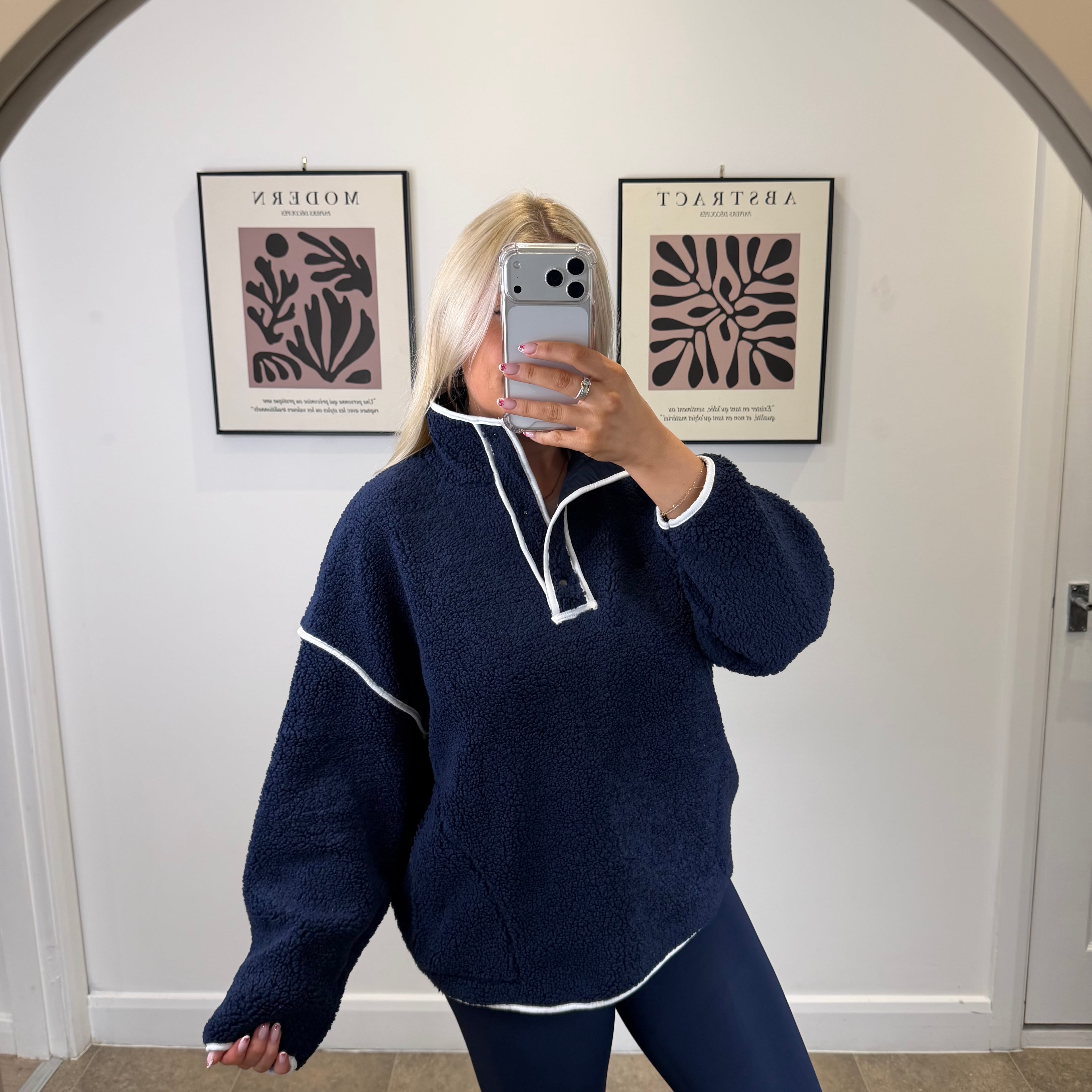 Ashleigh half button Fleeces