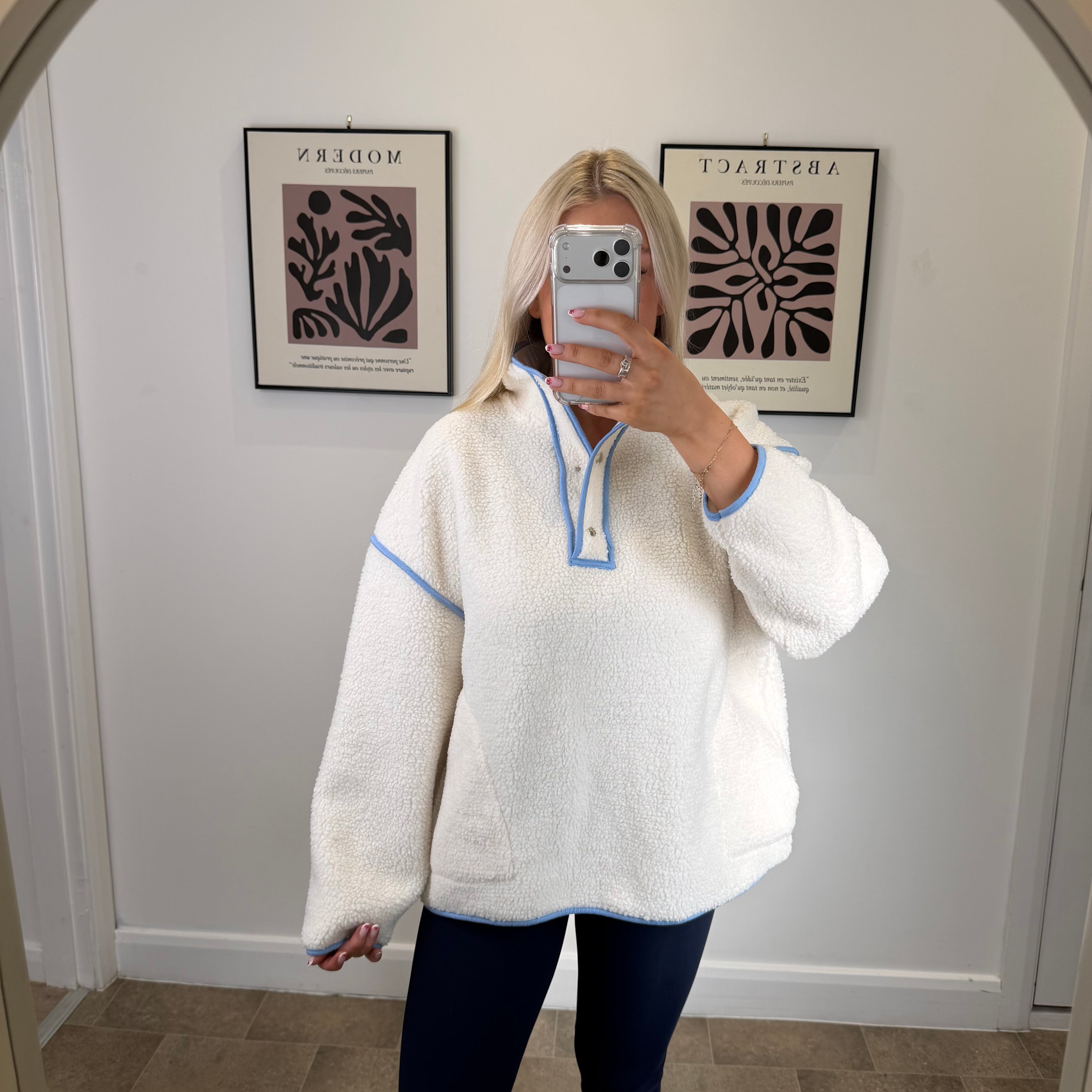 Ashleigh half button Fleeces