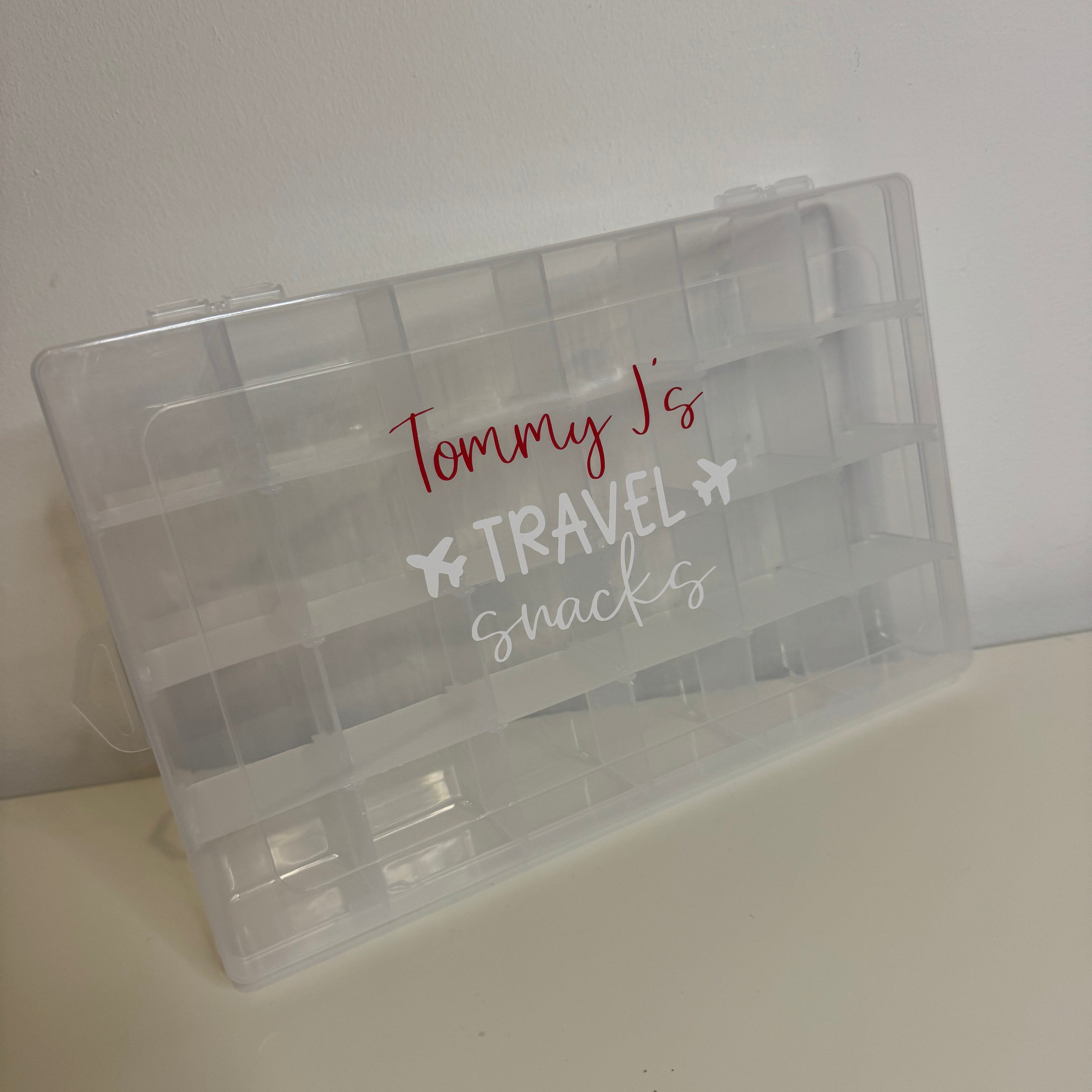 Clear Kids snack tubs