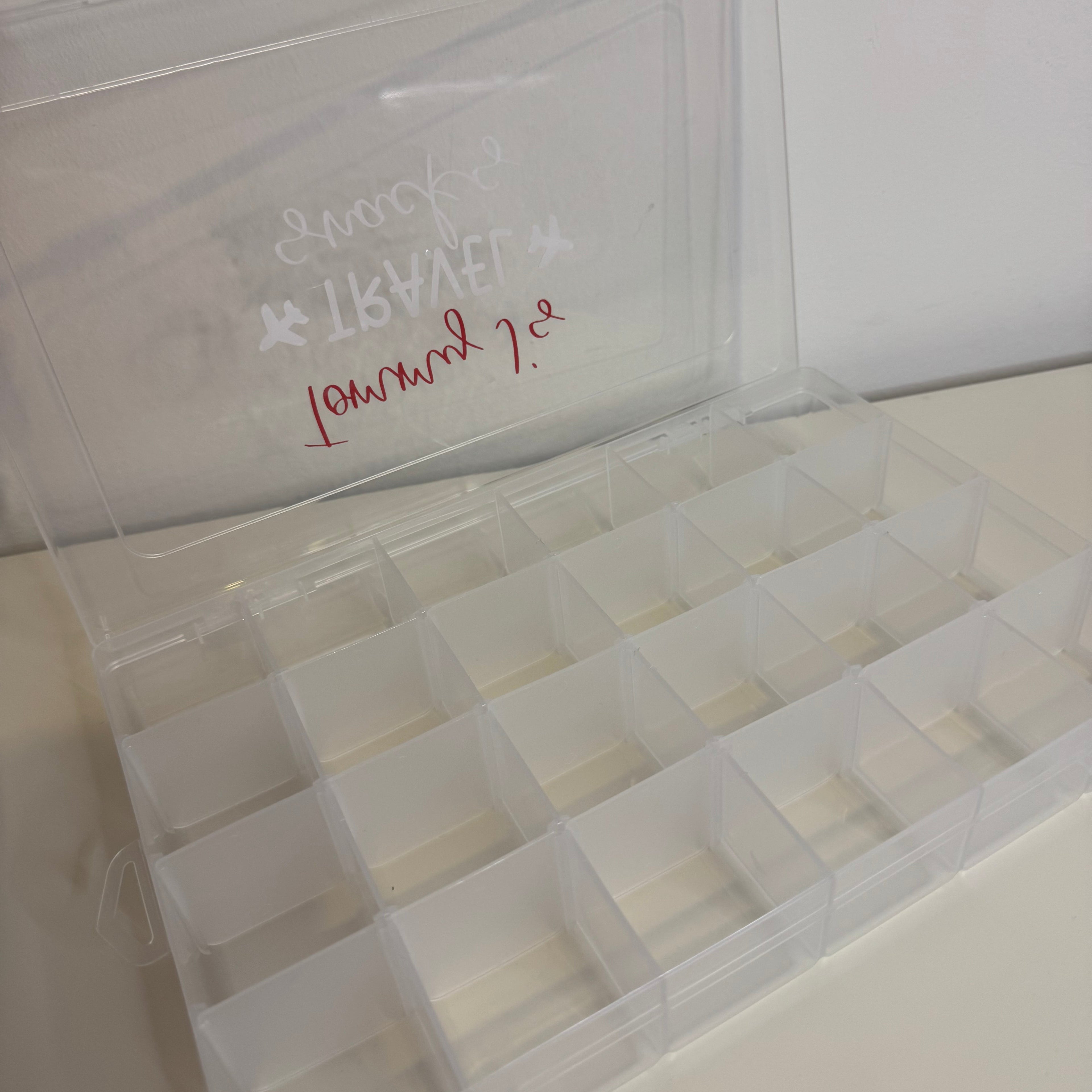 Clear Kids snack tubs