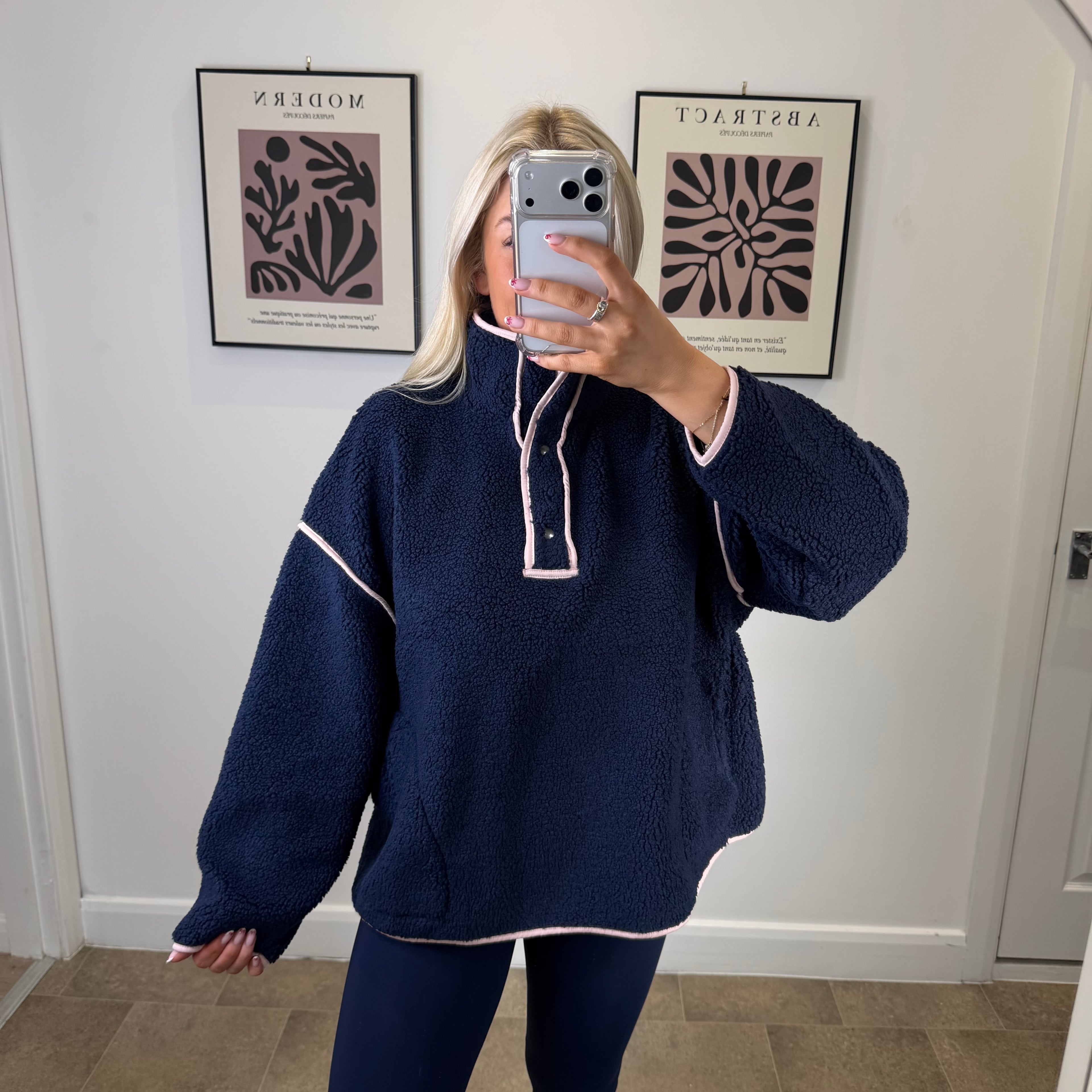 Ashleigh half button Fleeces
