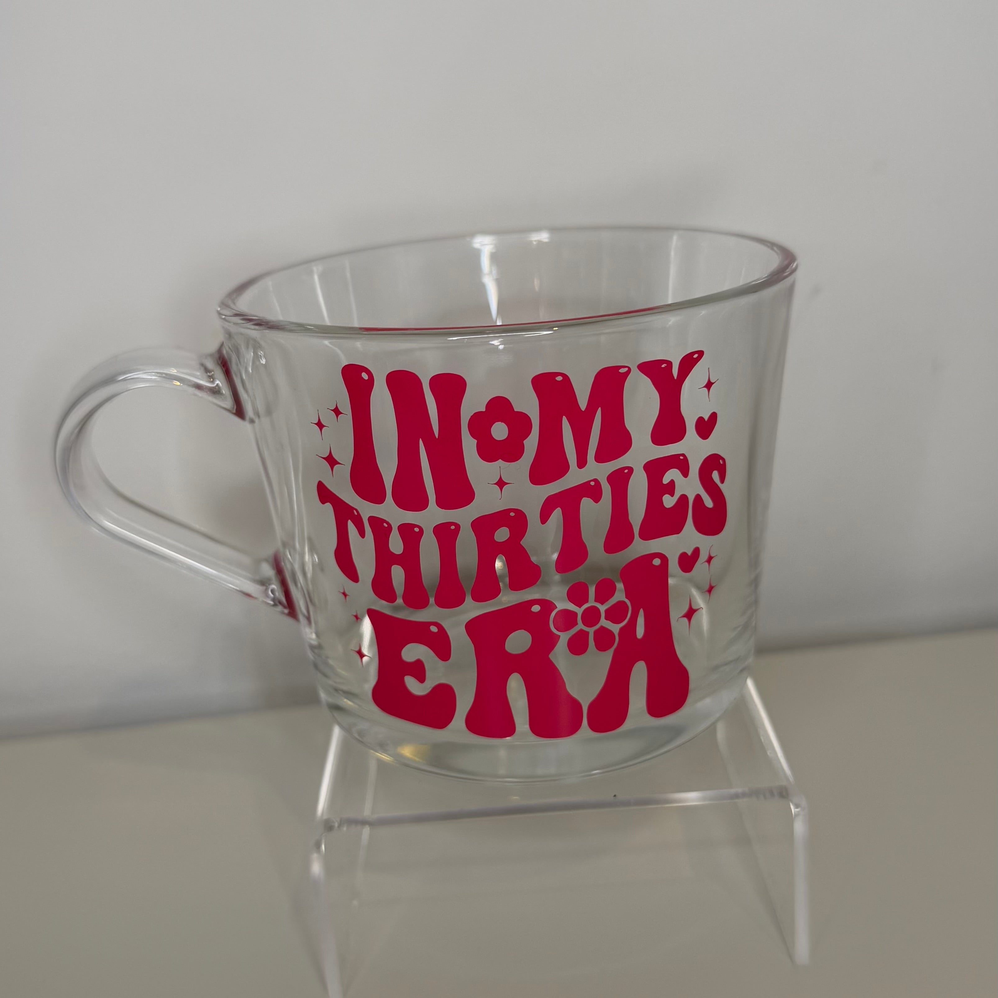 30’s era glass mug