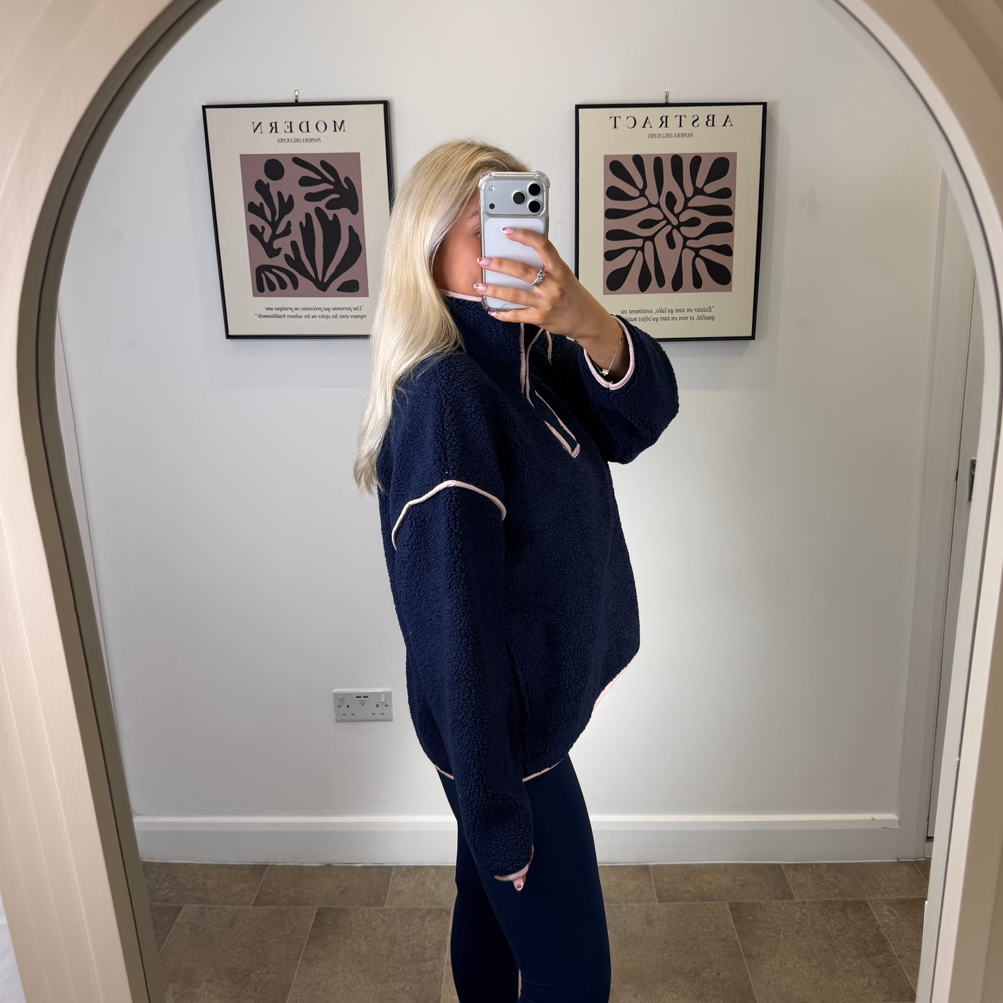 Ashleigh half button Fleeces