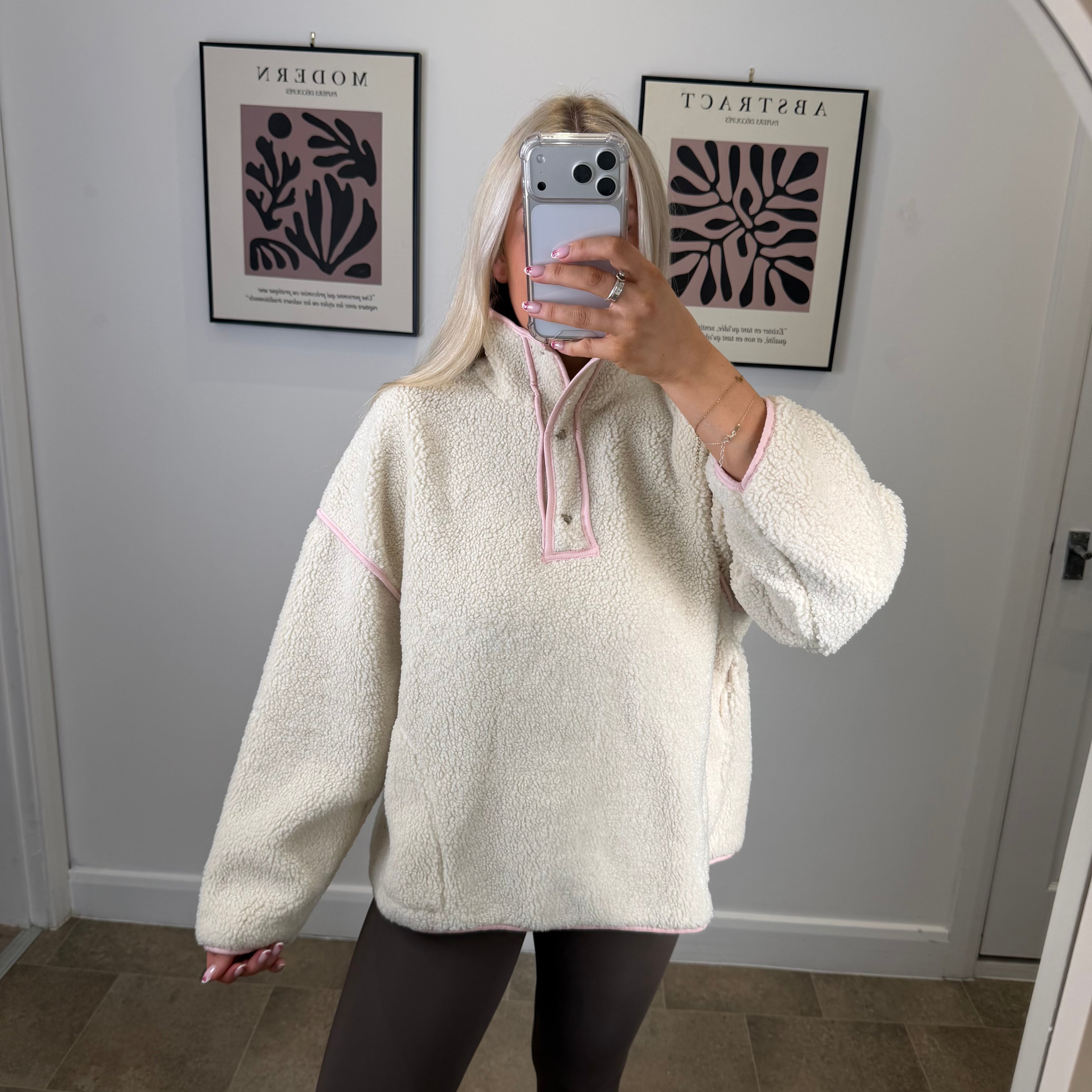 Ashleigh half button Fleeces